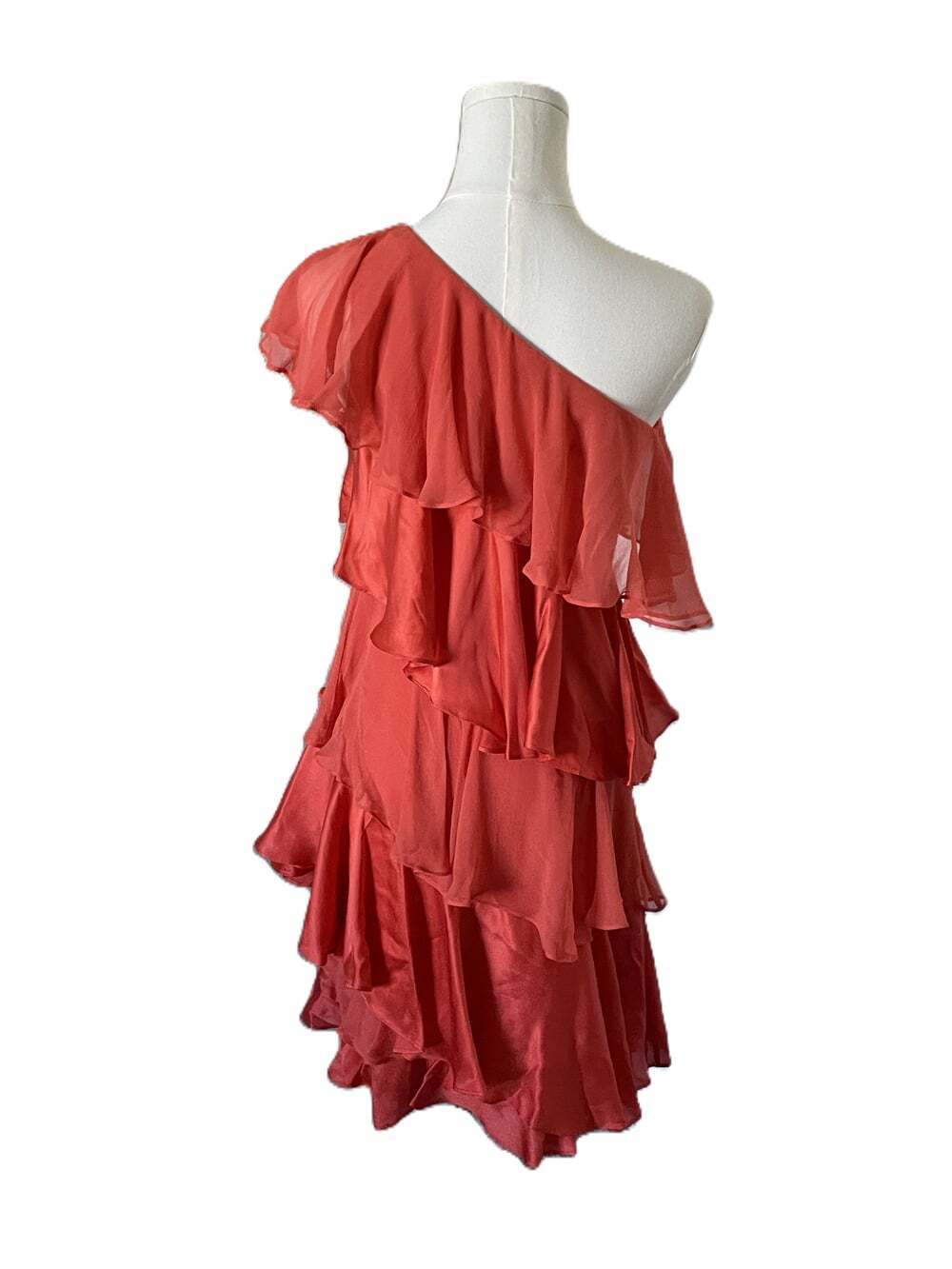 H Halston Ruffle Cocktail mini dress - Picture 3 of 5